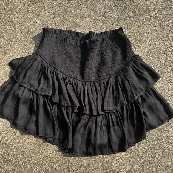 Bundle two Smocked Ruffle Mini Skirt Size m - Picture 5 of 10